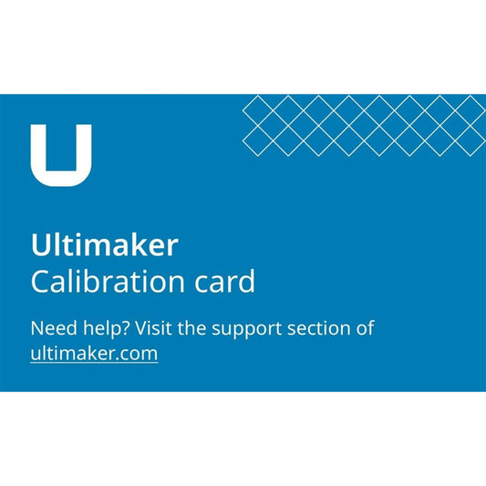 Ultimaker Calibration card